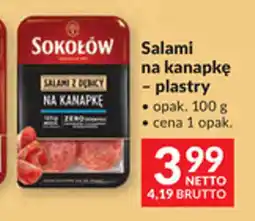 Makro Salami z dębcy na kanapkę oferta