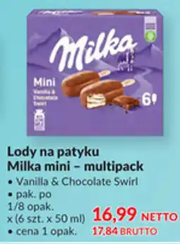 Makro Lody na patyku Milka mini oferta