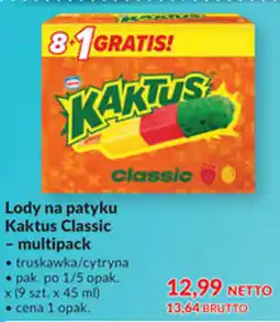 Makro Lody na patyku Kaktus Classic oferta