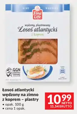 Makro Fine Life Łosoś atlantycki wędzony na zimno z koprem oferta