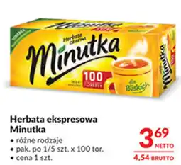 Makro Herbata ekspressowa Minutka oferta