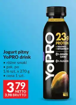 Makro Jogurt pitny YoPRO drink oferta