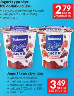 Makro Jogurt typu skyr Bakoma & EWedel SKYR oferta
