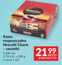 Makro Kawa rozpuszczalna Nescafé Classic - saszetki oferta