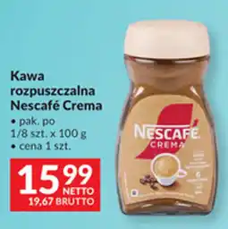 Makro Kawa rozpuszczalna Nescafé Crema oferta