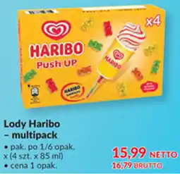 Makro Lody Haribo Push UP oferta