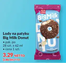 Makro Lody na patyku Big Milk Donut oferta