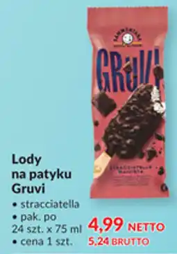 Makro Lody na patyku Gruvi oferta