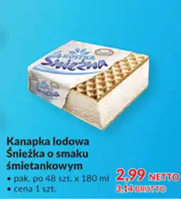 Makro Kanapka lodowa Śnieżka o smaku śmietankowym oferta