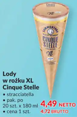 Makro Lody w rożku XL Cinque Stelle oferta