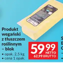 Makro Produkt wegański z tłuszczem roślinnym - blok oferta