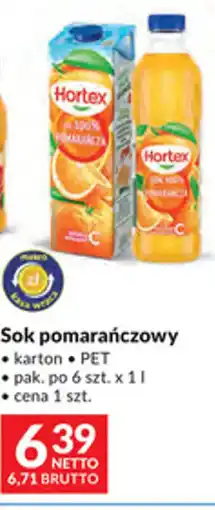 Makro Sok pomarańczowy Hortex oferta