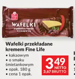 Makro Wafelki przekładane kremem Fine Life oferta