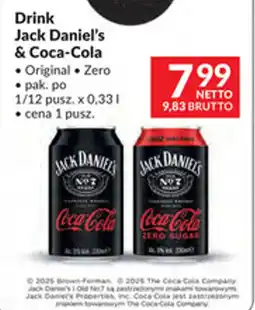 Makro Drink Jack Daniel's & Coca-Cola oferta