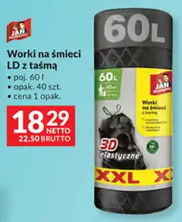Makro Worki na śmieci LD z taśmą oferta