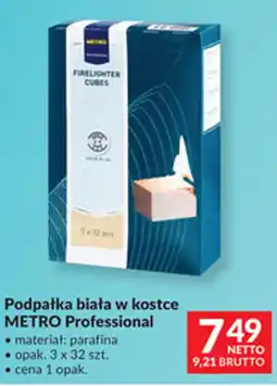 Makro Podpałka biała w kostce METRO Professional oferta