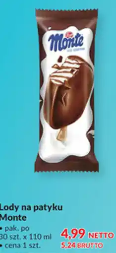 Makro Lody na patyku Monte oferta