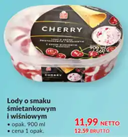 Makro Lody o smaku śmietankowym i wiśniowym oferta