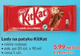Makro Lody na patyku KitKat oferta