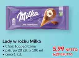 Makro Lody w rożku Milka oferta