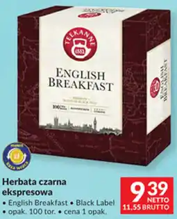 Makro Herbata czarna ekspresowa English Breakfast Black Label oferta
