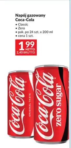 Makro Napój gazowany Coca-Cola Zero oferta