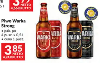 Makro Piwo Warka Strong oferta