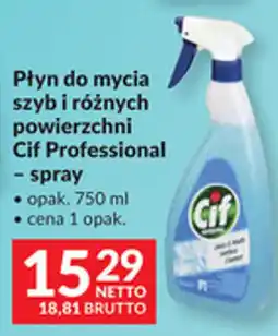 Makro Płyn do mycia szyb i różnych powierzchni Cif Professional - spray oferta