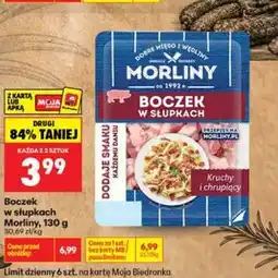 Biedronka Boczek w słupkach Morliny oferta