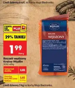 Biedronka Boczek wędzony Kraina Wędlin oferta