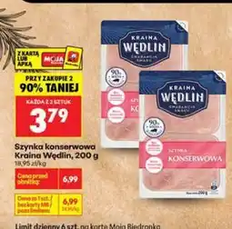 Biedronka Szynka konserwowa Kraina Wędlin oferta