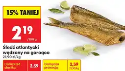 Biedronka Śledź atlantycki wędzony na gorąco oferta