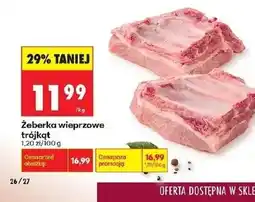 Biedronka Żeberka wieprzowe oferta