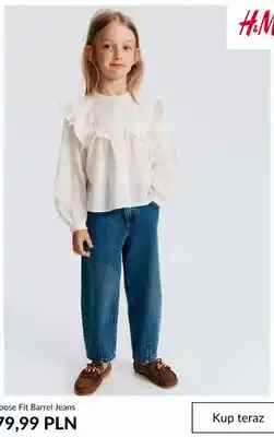 H&M Jeansy Loose Fit Barrel H & M oferta