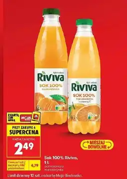 Biedronka Sok Riviva oferta