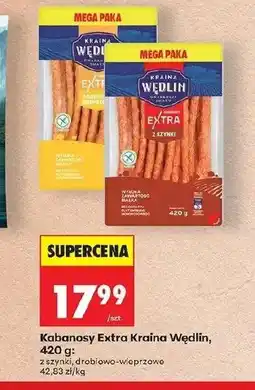 Biedronka Kabanosy Kraina Wędlin oferta