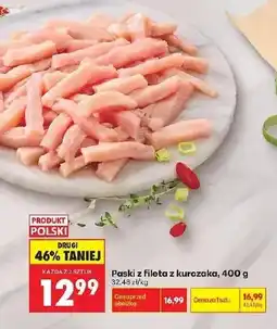 Biedronka Paski z fileta z kurczaka Polski oferta