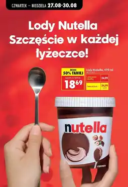 Biedronka Lody Nutella oferta