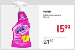 Rossmann Odplamiacz w sprayu Vanish oferta