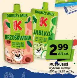 ABC Mus Kubuś jabłko brzoskwinia oferta
