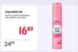 Rossmann Pasta do zębów wybielająca Cherry & Mint Twist Tołpa White ON oferta