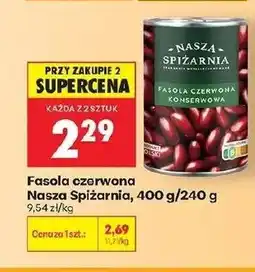 Biedronka Fasola konserwowa Nasza Spiżarnia oferta