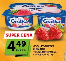 ABC Jogurt Gratka o smaku truskawkowym 4-pak oferta