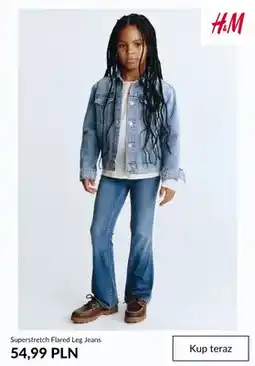 H&M Jeansy Superstretch Flared Leg H & M oferta