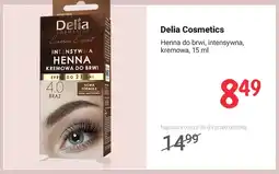 Rossmann Henna do brwi intensywna kremowa Delia Cosmetics oferta