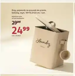 Rossmann Pojemnik na proszek do prania Eloy beżowy oferta