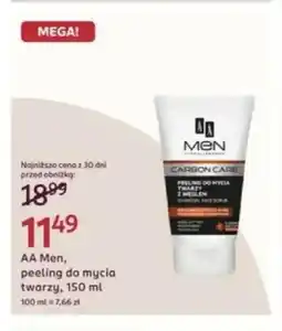 Rossmann Peeling do mycia twarzy AA Men oferta