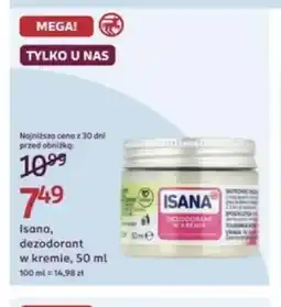 Rossmann Dezodorant w kremie Isana oferta