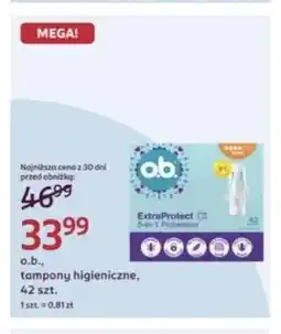 Rossmann Tampony higieniczne o.b oferta