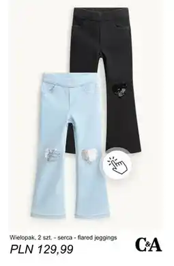 C&A Flared jeggings serca C & A 2-pak oferta